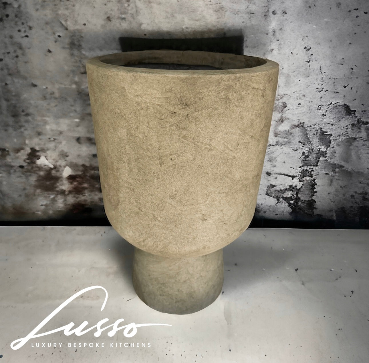 Stone Grey / Olive Tone Fireclay Planter