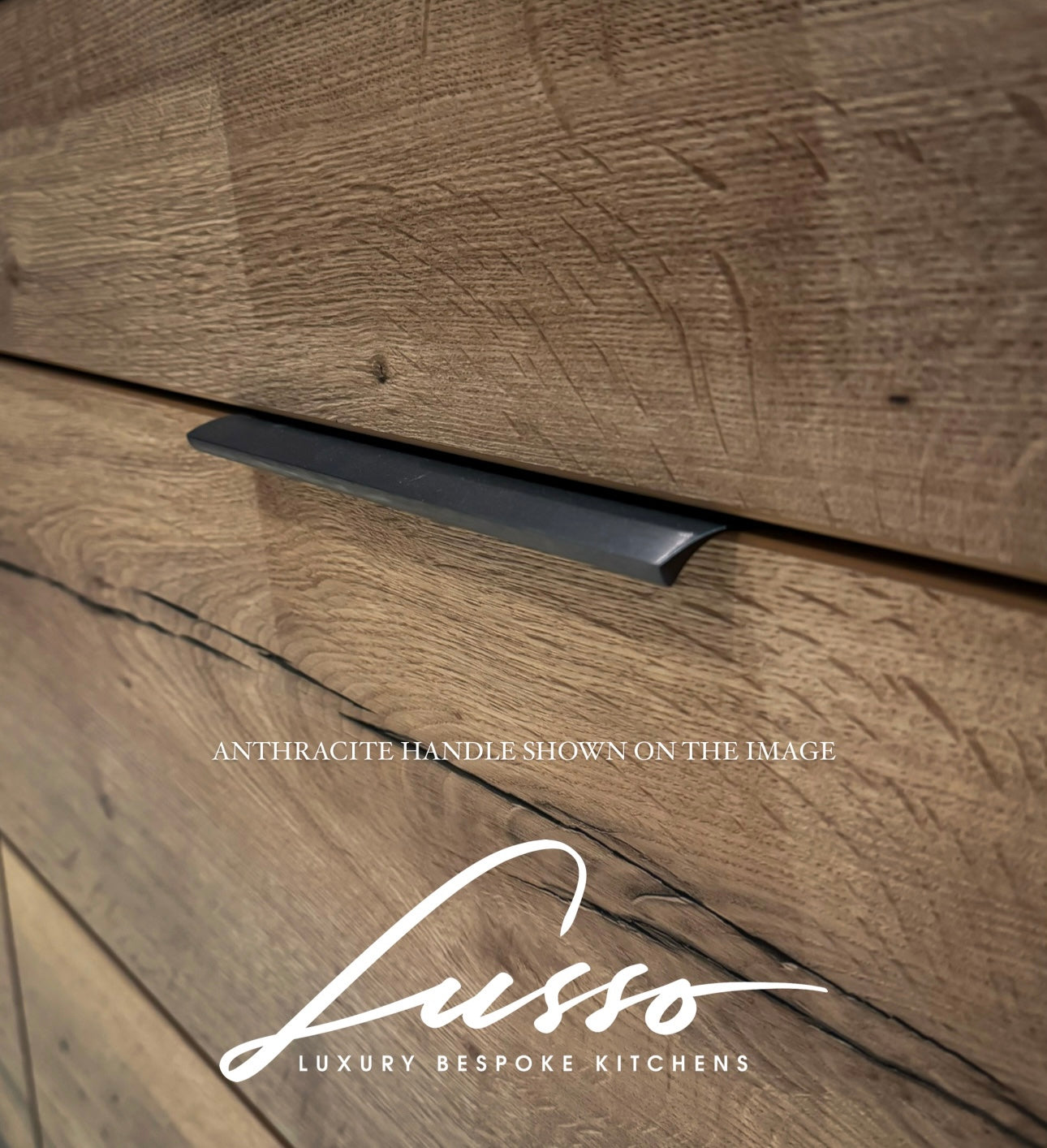 Anthracite Super Slim Kitchen Door Handle