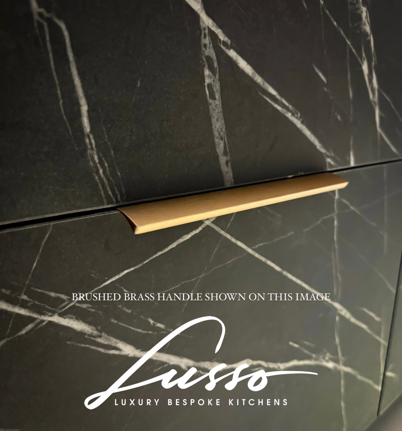 Gold Super Slim Kitchen Door Handle