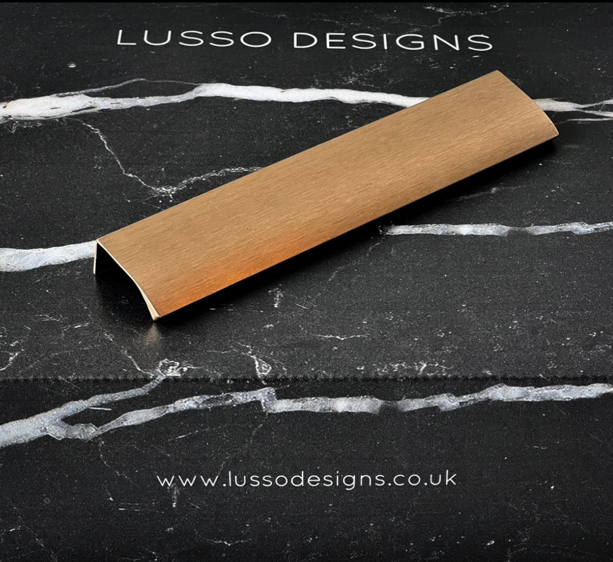 Gold Super Slim Kitchen Door Handle