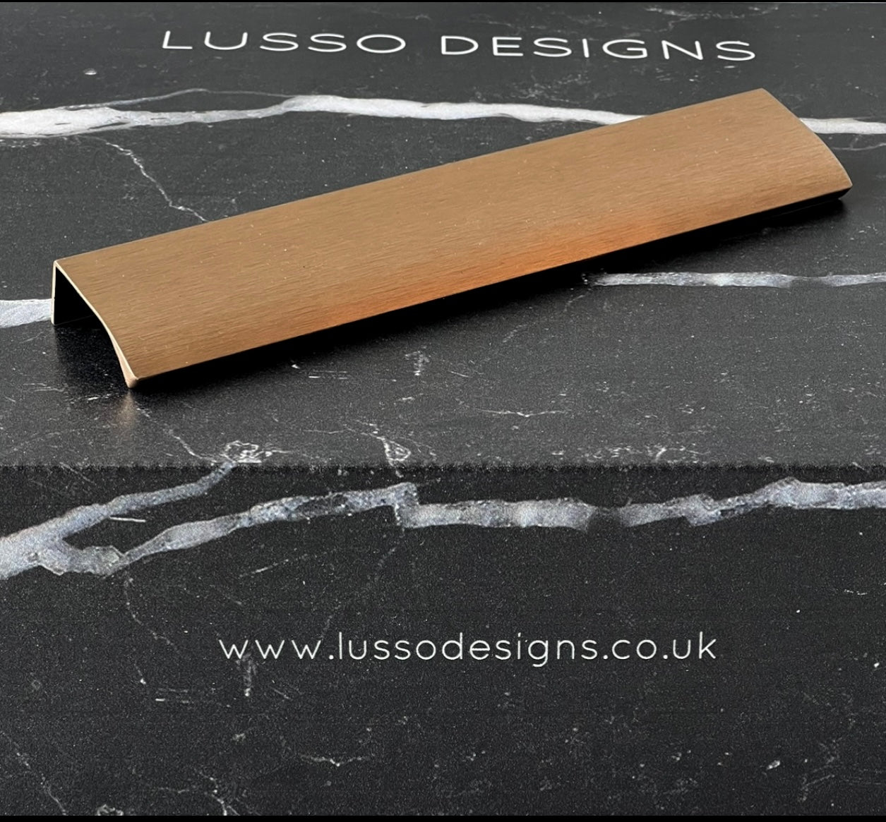 Gold Super Slim Kitchen Door Handle