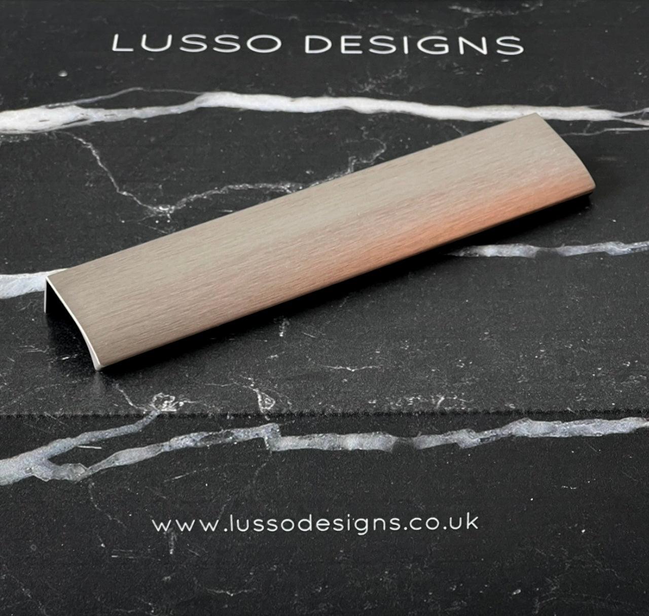 Silver Super Slim Kitchen Door Handle